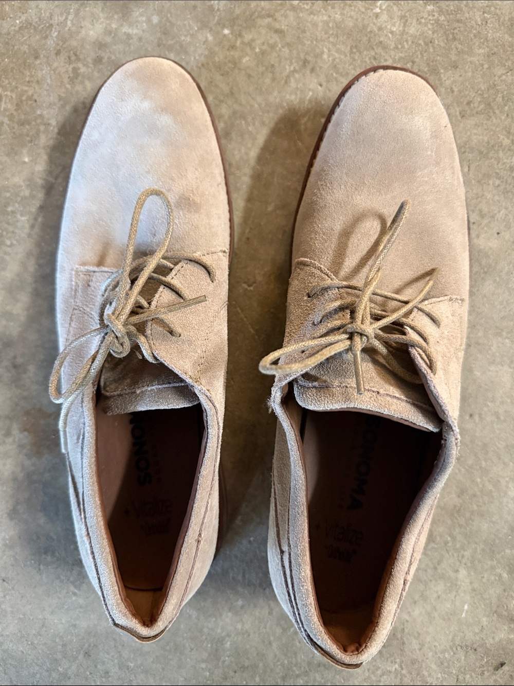 Soma Beige Suede Men’s Chukka Lace-Up Boots